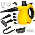 Handheld Steam Cleaner, Portable Pressurized Multi-Surface Steamer with 12pcs Accessory, Multi-Purpose Steam Cleaner for Floor, Windows, Upholstery, Kitchen, Couch, Car Seats