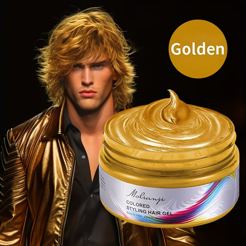 Temporary Hair Color Wax Washable Styling Wax - Mix Your Own Colours for Halloween, Carnival, Mardi Gras, Festival & Party, Easy to Apply & Wash Out, Fun Hair Dye for Men Women & Kids