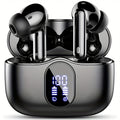 ENC Noise Cancelling Earbuds Bluetooth 5.3 with 36H Playtime LED Charging Case, Rich Bass Sound ENC Microphone Wireless Earphones – Compatible with Android iOS iPhone | Canada