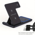 Neohost 3-in-1 Wireless Charging Station for iPhone 17 16 15 Pro Max 13 12 11 & Apple Watch Series 2-10 Ultra - Multi-Device Wireless Charger Pad, Auto Accessories Compatible