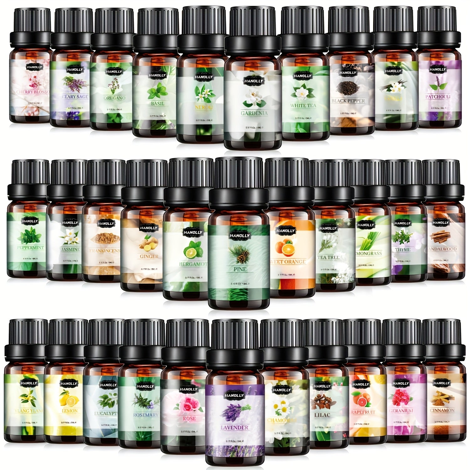 Essential Oils Set Premium, 12/26/32/48pcs Pure Aromatherapy Essential Oil Kit for Diffuser Massage Skin Care, Gift for Women Men Friends Family – Holiday Birthday Mother's Day Father's Day Gift