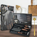 7pcs Kitchen Tool Set, Including Stainless Steel Kitchen Knives, Fruit Knives, Chicken Bone Scissors, Etc., Essential Items for Home Kitchens And Restaurant Cooking