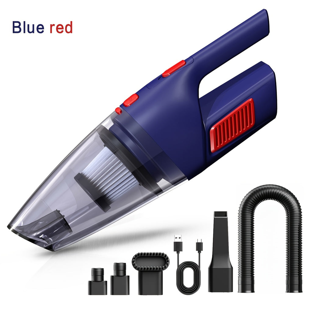 Wireless Convenient Handheld Car Vacuum Cleaner, Powerful Suction Kitchen Floor Cleaning Tools, USB Charging Mini Cleaning Dust Collector, There Are A Variety Of Accessories, Suitable for Cars, RV, Home, Office And Other Gap Tools