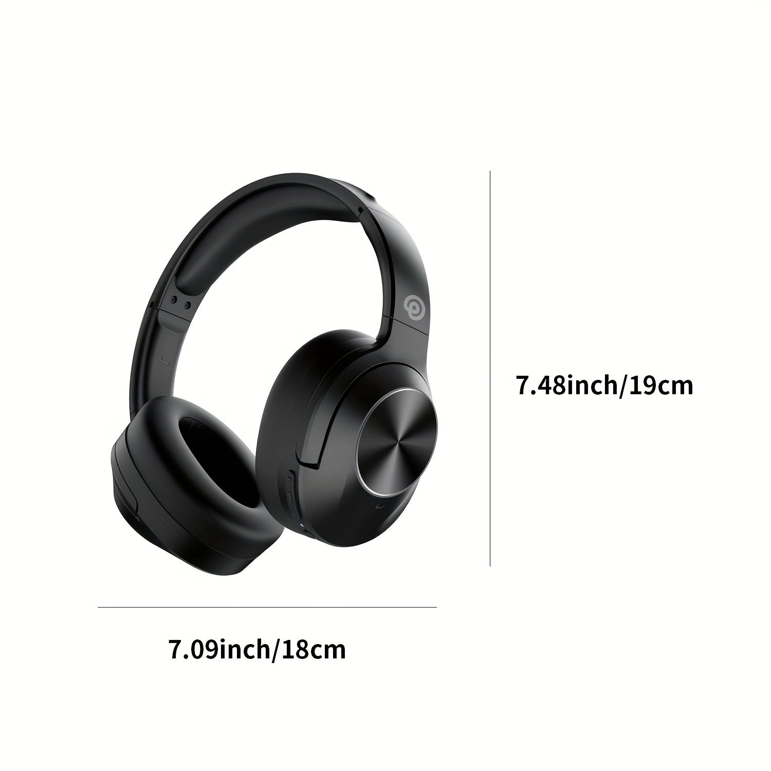 Hybrid Active Noise Cancelling Headphones Wireless Headphones with Microphone Deep Bass, Hi-Fi Audio, Memory Foam Ear Cups, 30H Playtime