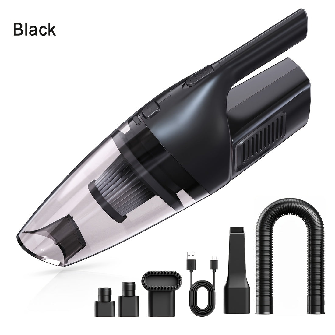 Cordless Mini Car Vacuum Cleaner with Multiple Attachments – USB Rechargeable Handheld Dust Collector, Powerful Suction for Car Interior, RV, Home, Office & Gap Cleaning Canada