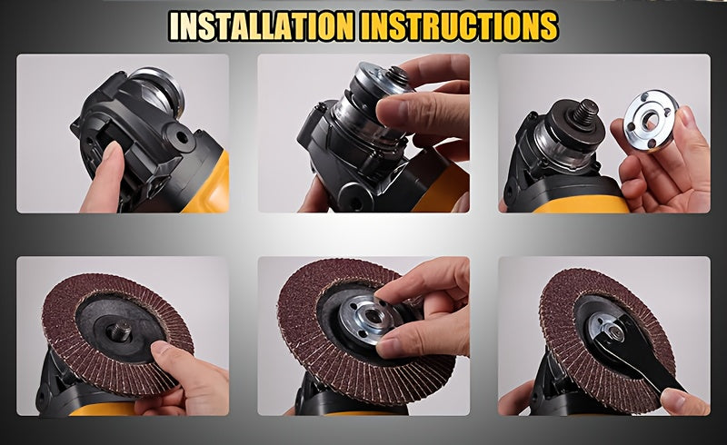Cordless Angle Grinder Set 21V Rechargeable Lithium Ion with Fast Charger – 1 or 2 Battery Options, Multiple Accessory Kits for Grinding & Polishing, Home Workshop Tool, Gift for Men & Women Canada