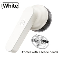 White (with blade + brush + charging cable)