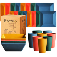 32pcs Square Autumn Multicolor