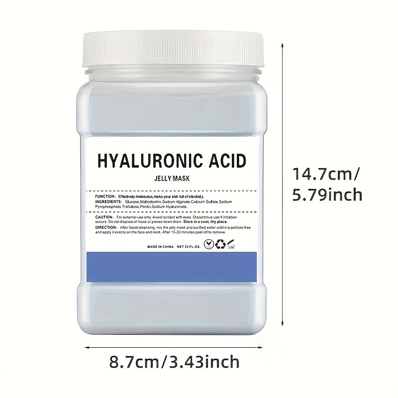 23Oz Hyaluronic Acid Mask Powder - Hydrating And Firming Daily Face Mask for Deep Cleansing And Oil Control - Perfect Holiday Gift