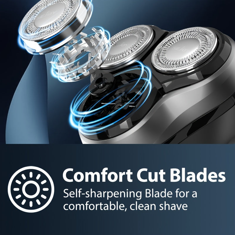 Sejoy Electric Shavers for Men, Featuring a Pop-Up Trimmer, Quick One-Hour Charging, a 3D Floating Head, And an LCD Display. The Perfect Gift for Your Loved One for Valentine'S Day Or Father'S Day