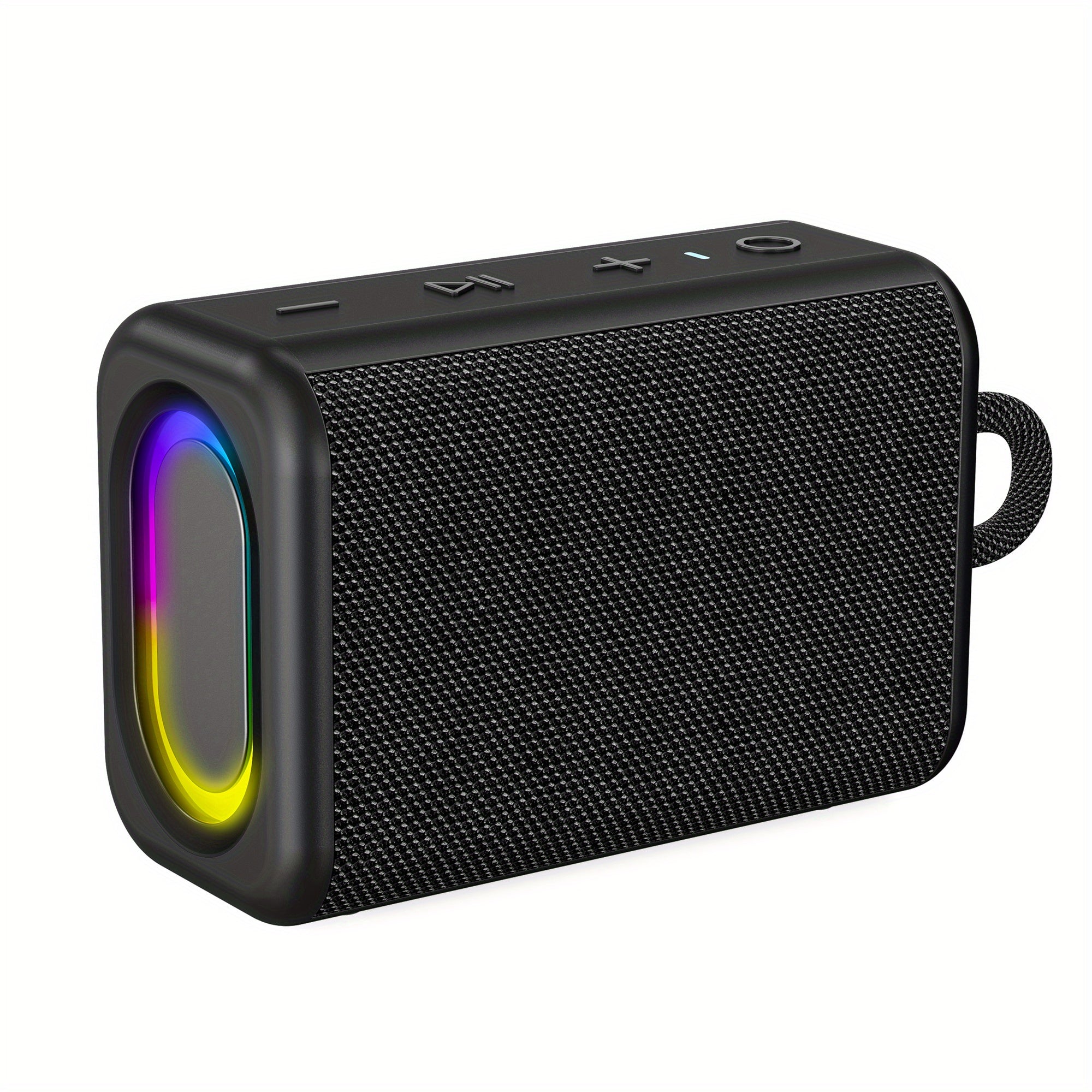 Portable BT Speaker with Lights, Powerful Crystal Clear Sound, All Day Playtime, AUX&TF-Card Input, BT 5.3, TWS Paring,  Wireless Speaker for Friends, Family, Father and Mother Gifts