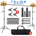 Studio Background Support Kit 7x10ft (2Mx3m) with 4 Clips & Suitcase Carry Case – Photography Studio Background Holder System for Video, Portrait Shooting, Streaming & Events Canada