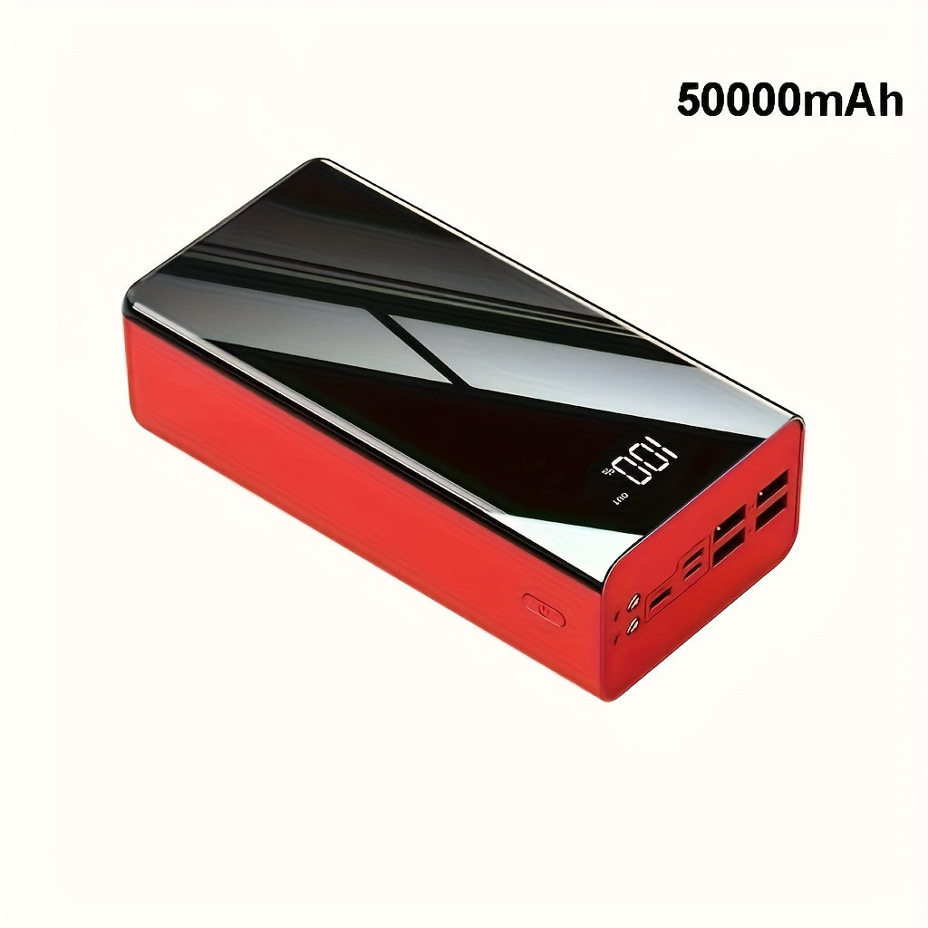50000mAh Large Capacity Power Bank Fast Charging - 4 USB Ports + Type-C, LED Display, Outdoor Emergency Backup Battery for iPhone Android Samsung iPad Tablet - Canada