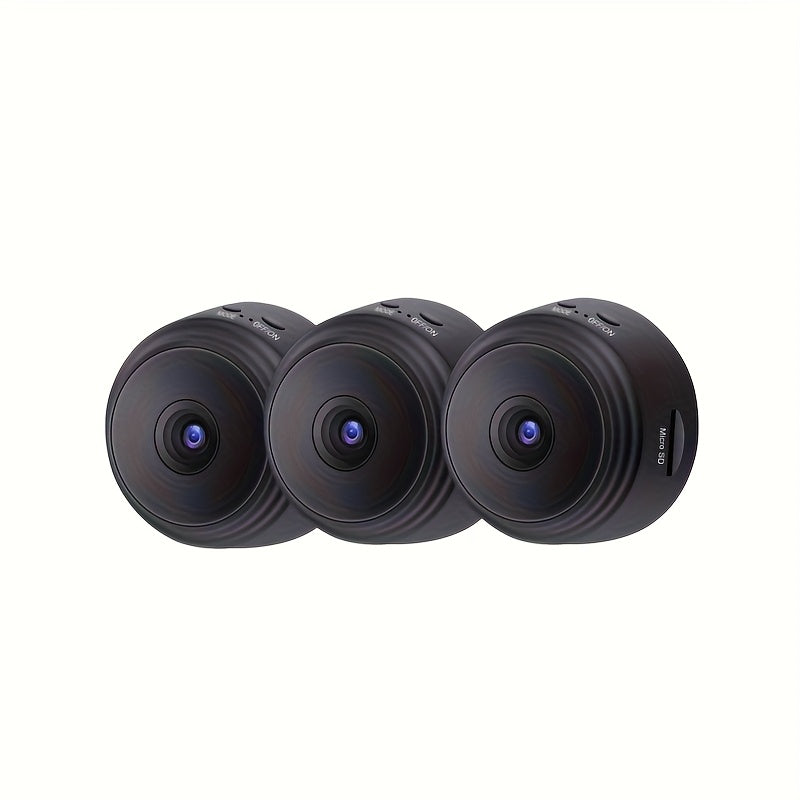 Mini 1080P WiFi Security Camera Wireless with Battery – 2.4G Wide-Angle Remote Monitoring Home Surveillance Camera, Multi-Pack 1-6pcs for Indoor Home Office Baby Pet Monitoring