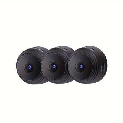 Mini 1080P WiFi Security Camera Wireless with Battery – 2.4G Wide-Angle Remote Monitoring Home Surveillance Camera, Multi-Pack 1-6pcs for Indoor Home Office Baby Pet Monitoring