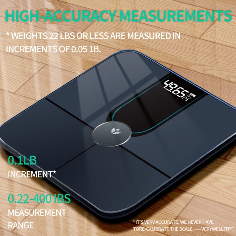 390 Pound High Capacity Bathroom Digital Weight Scale – Extra Wide Platform, Backlit LCD Display, Accurate & Easy to Read Electronic Weighing Machine