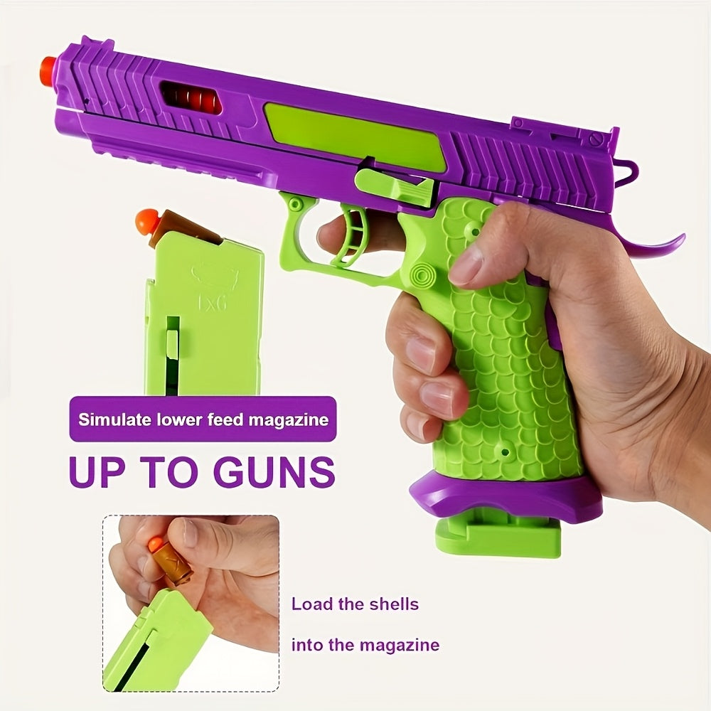Cool Toy Gun with Ammo Bullets & Magazine for Kids – Heavy Texture Realistic Design, Role Play Toy Pistol, Birthday & Holiday Gift for Boys & Girls