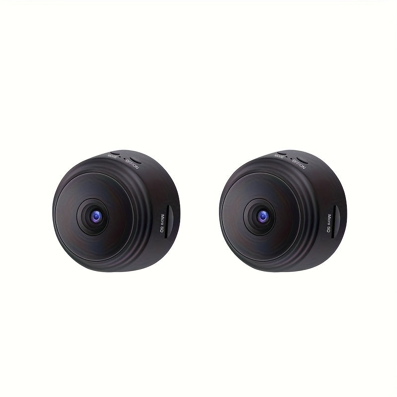 Mini 1080P WiFi Security Camera Wireless with Battery – 2.4G Wide-Angle Remote Monitoring Home Surveillance Camera, Multi-Pack 1-6pcs for Indoor Home Office Baby Pet Monitoring
