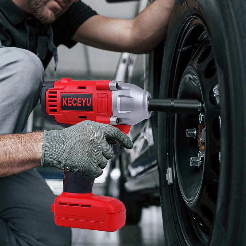 [Cordless Impact Wrench] 21V Cordless Impact Wrench | Portable And Easy-to-use, Wireless, Rechargeable Electric Impact Tool, Portable Fast Charger - Suitable For Home And Car Maintenance And Repair Of Electric Tools,Ergonomic Grip & Compact Design