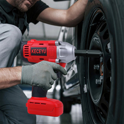 21V Cordless Impact Wrench Ergonomic Compact Design – High-Torque Rechargeable Electric Wrench with Fast Charger, Low Vibration, for Home, Car & DIY Repair Canada