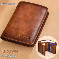 Trifold Brown